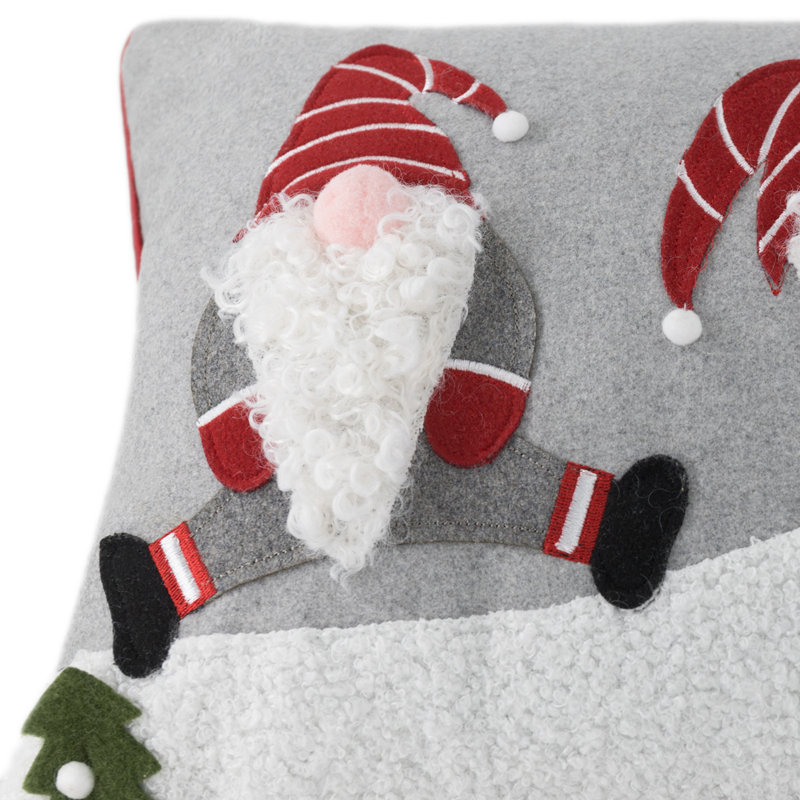 Housse de coussin en polyester Paoli Pom-poms