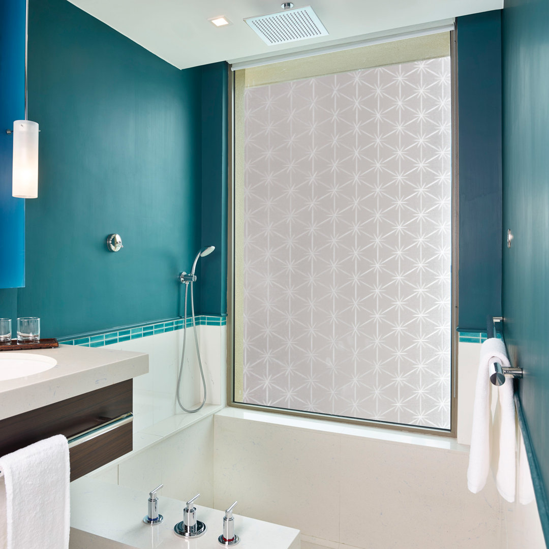 35.4 in, x 78.7 in. Window Privacy Film 3D Frosted Decorative Window Vinyl Non-Adhesive Stained Glass Window Decals Static Cling Window Sticker Symple Stuff