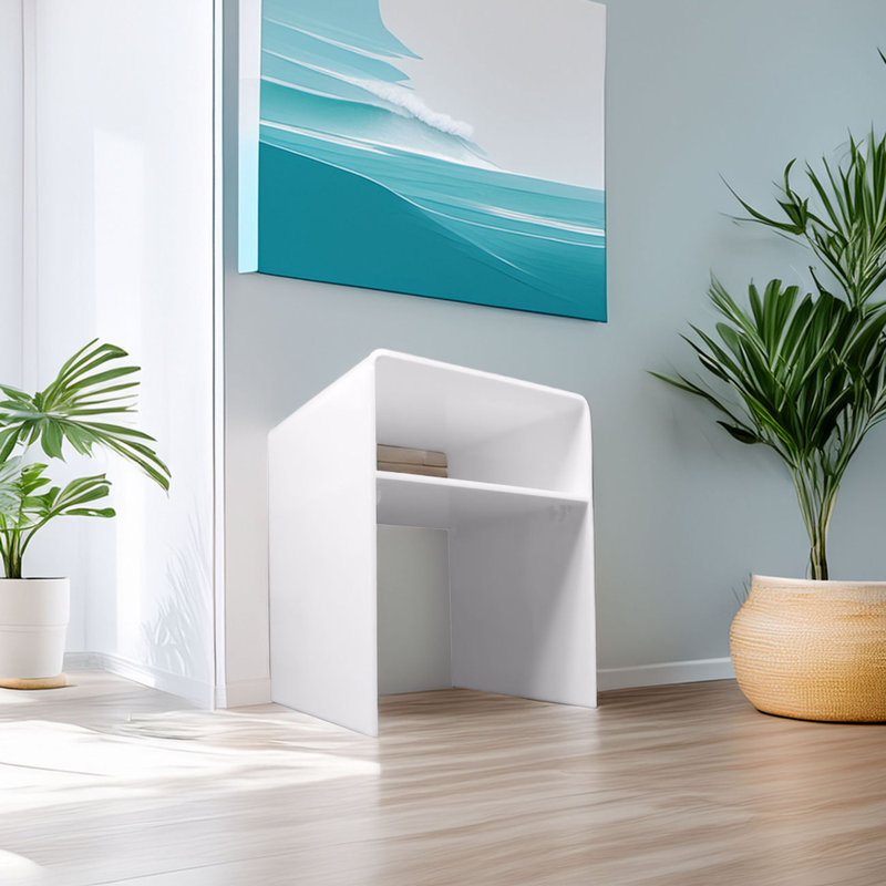 End Table, White