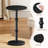 Small Round Side Table With Metal Leg For Small Spaces 