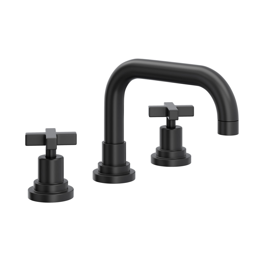 Lombardia Widespread Lavatory Faucet With U-Spout Rohl 