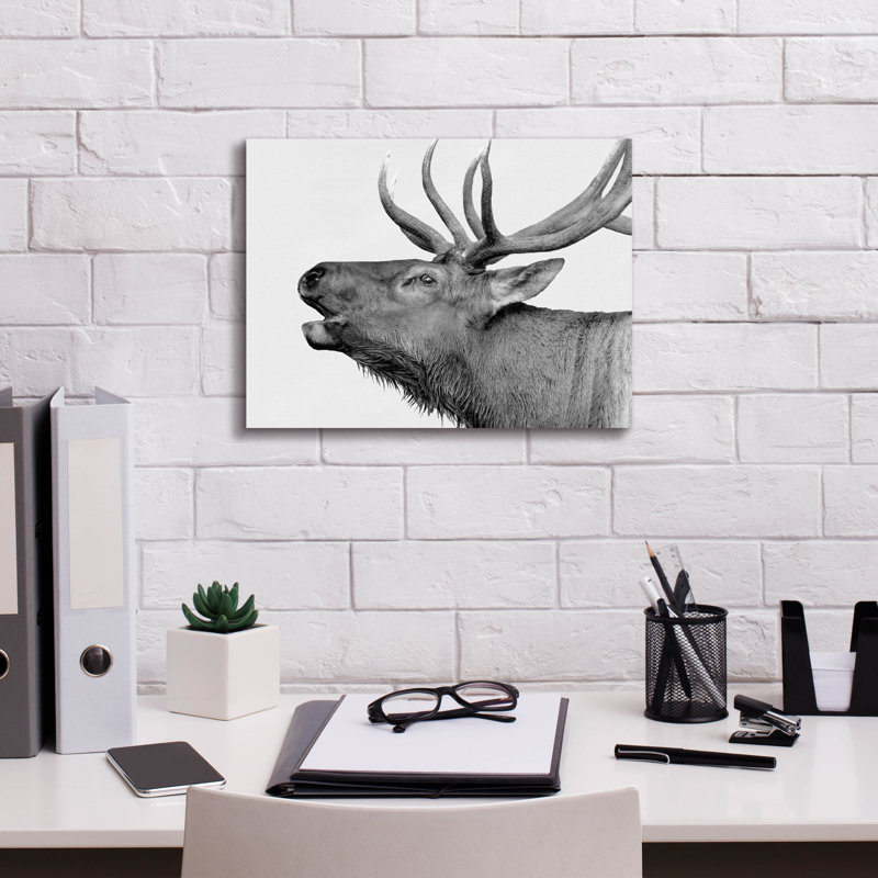 «Deer» par PhotoINC Studio, H 12 po x l 16 po x P 0,75 po