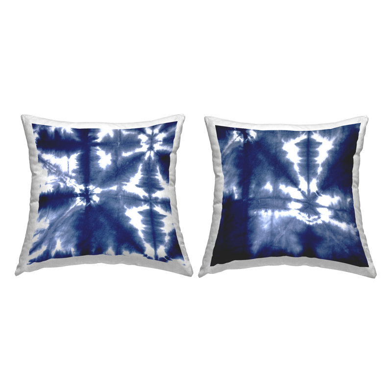 Coussin Blue Boho Tie Dye
