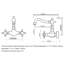 Wall Mounted Kitchen & Bathroom Sink Faucet With Double Cross Handle Antique Brass-105843357