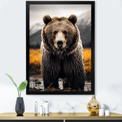«Avryl Bear Mighty Bear I», reproduction d'art sur toile