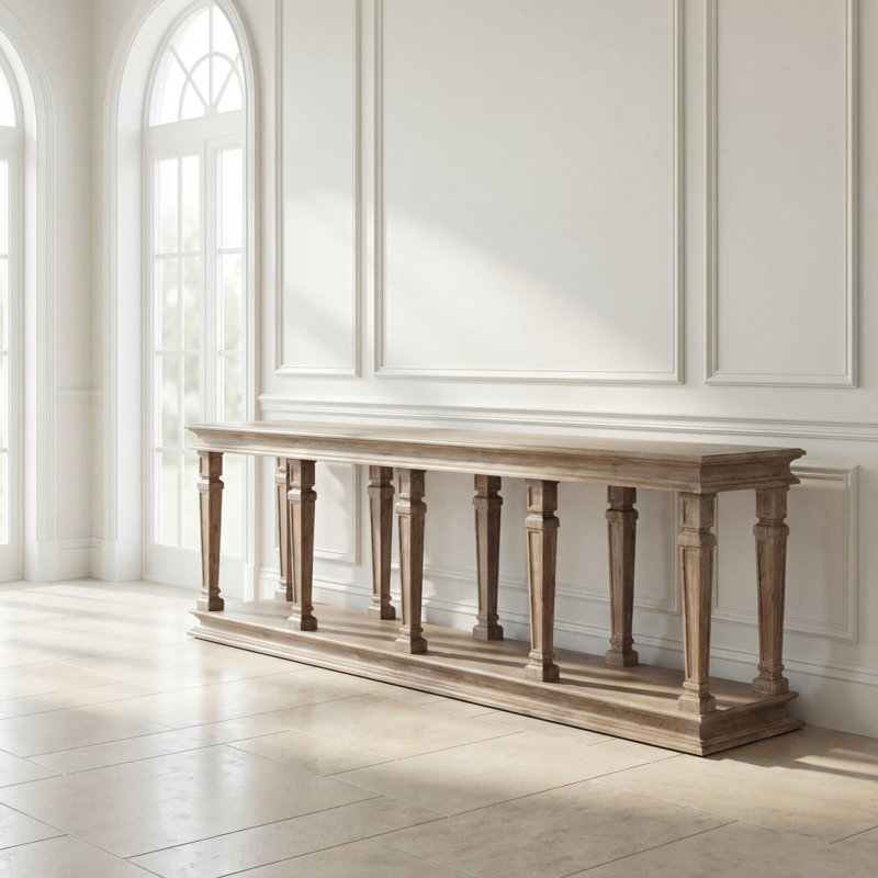 Console Camelot, bois flottant, Naturel, H 31 po x l 96 po x P 20 po
