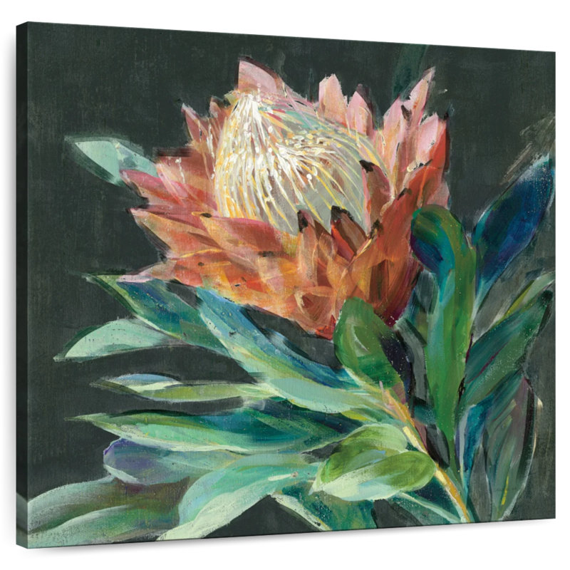Harnek Deep Protea, 10" H x 10" W