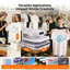 Presse à chaud pour t-shirts, presse à chemises automatique de 15 po x 15 po avec 4 modes de mémoire, arrêt automatique de 15 minutes, contrôle précis de la température et de la minuterie, chaleur rapide et uniforme pour la sublimation, VTV, projets de transfert de chaleur