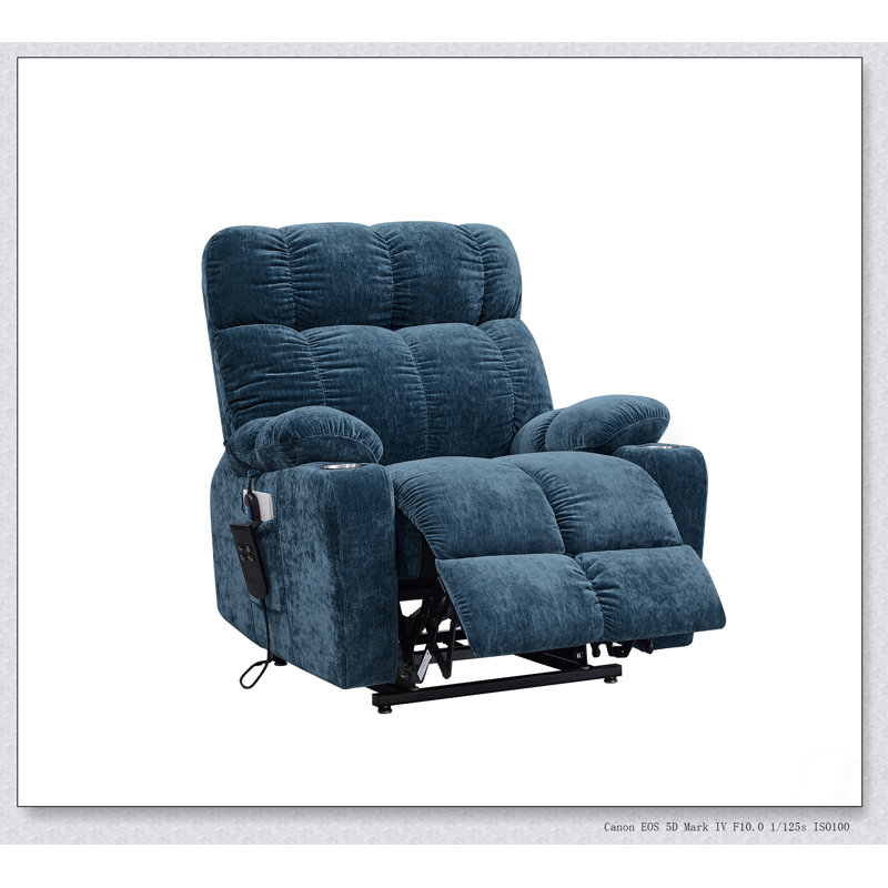 Fauteuil inclinable électrique Liyasi Dual OKIN, Bleu
