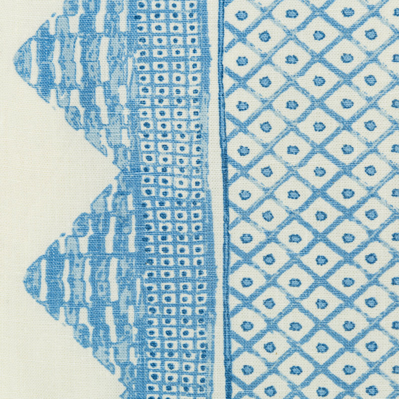 Avondale Whitaker 100% Linen Fabric, Sky/Delft