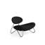 Meadow Lounge Chair, Black Painted Steel Frame-501329462-501329456