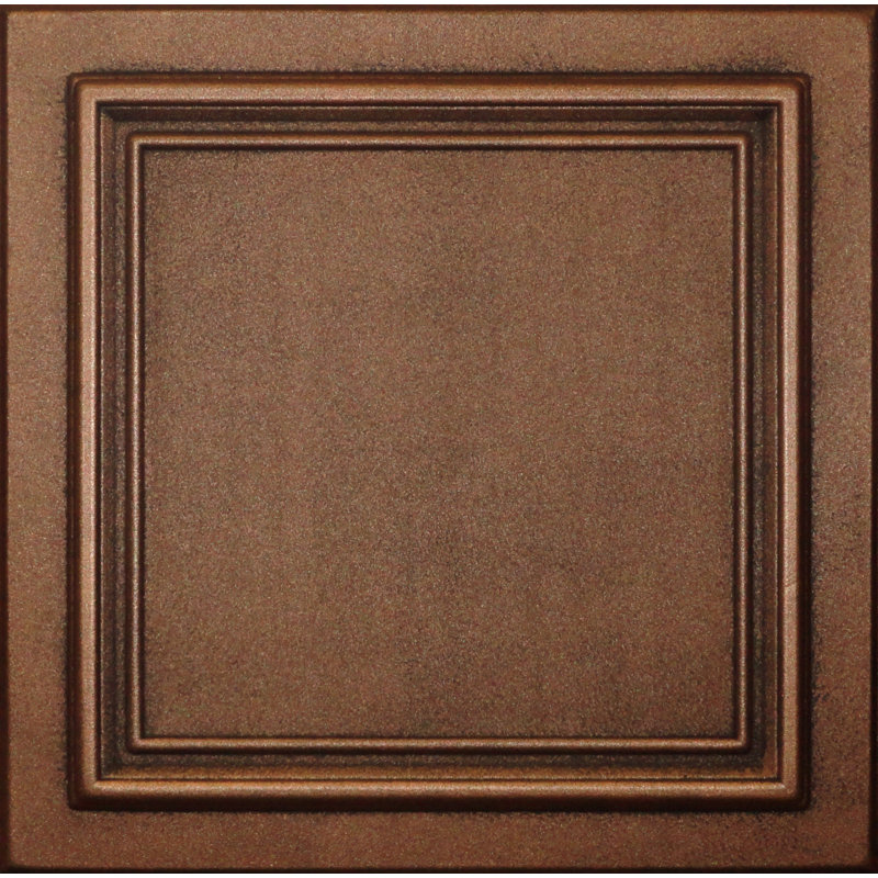 Carreaux de plafond en polystyrène 20X20 avec panneaux décoratifs à coller pour une installation facile à faire soi-même, ainsi que pour la rénovation de la maison et du sous-sol. R24 Stratford, Lot / 8
