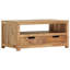 Warsaw Solid Wood Four Leg Coffee Table with Storage