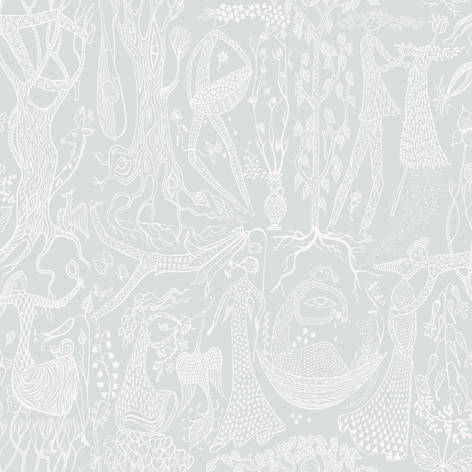 Rumaldo Abstract Wallpaper, Sage