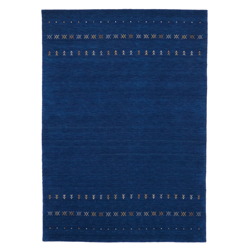 Kashkuli Gabbeh Blue Rug 5'5" x 7'8"