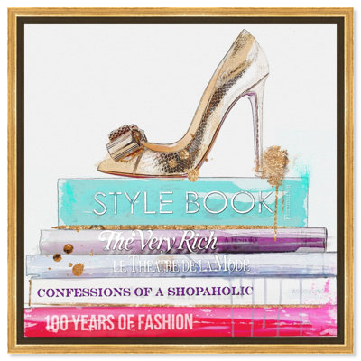 Confessions of a Shopaholic Books  Graphic Art on Canvas