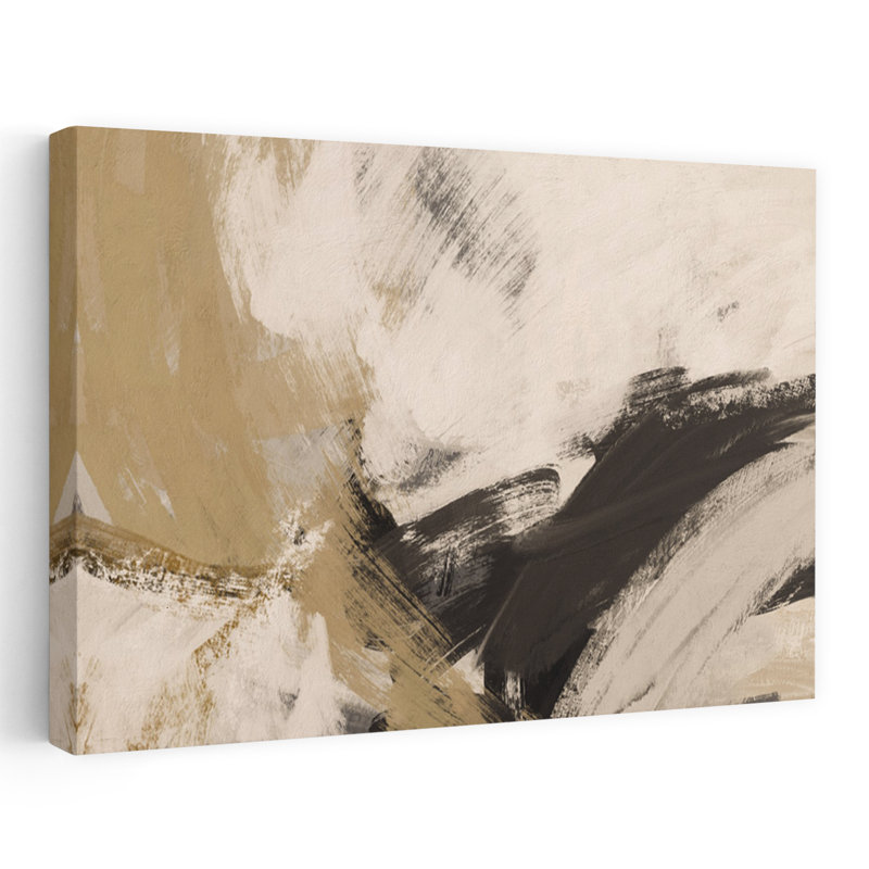 Art contemporain contemporain abstrait, H 16 po x l 24 po