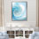 Abîme azur, Nautilus spirale sur toile