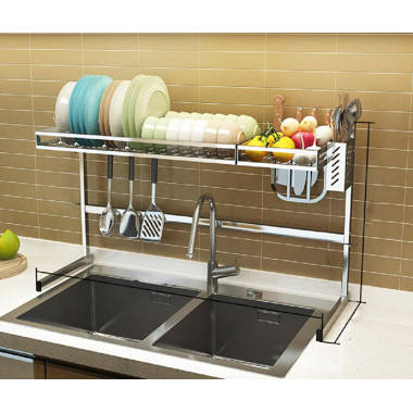 Umber Rea Kitchen Stainless Steel Countertop Dish Rack