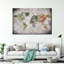 Carte du monde éducatif V - reproduction sur toile tendue-1089466496