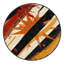 Tapis doux et moelleux Eberhard Bold & Eclectic Modern Starburst en brun - reliure noire-1373263117