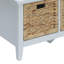 Banc beige et blanc avec 3 tiroirs-980572769