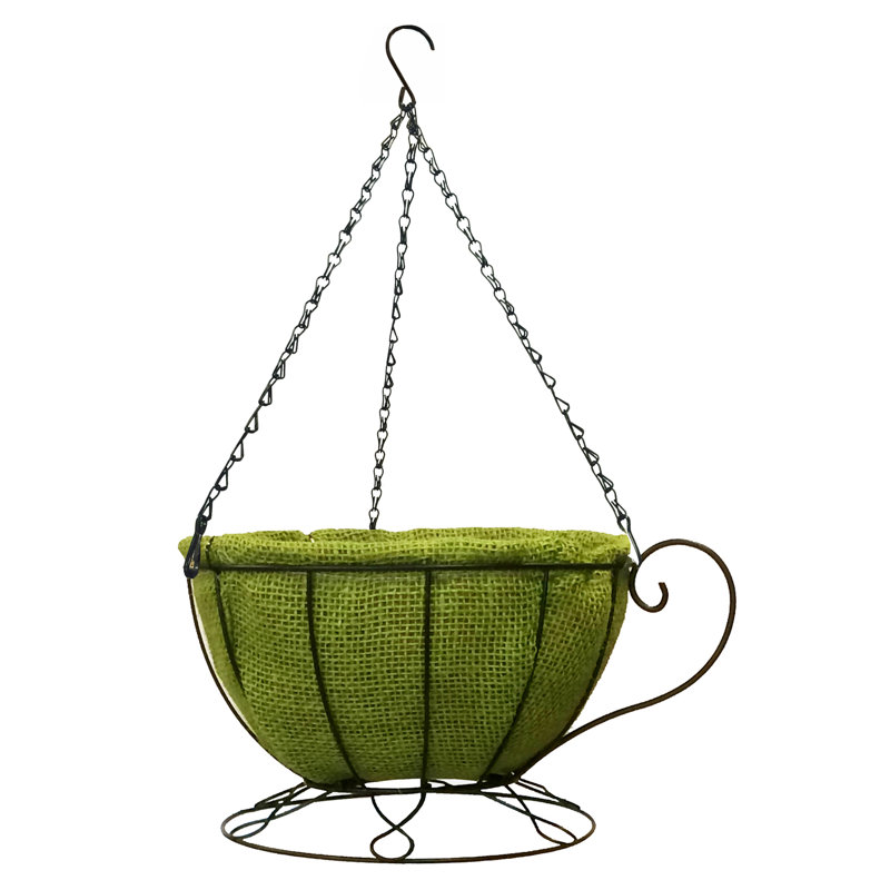 Pot de fleurs suspendu 12" avec doublure coco cup Chapeltown, H 8 po x l 10 po x P 10 po
