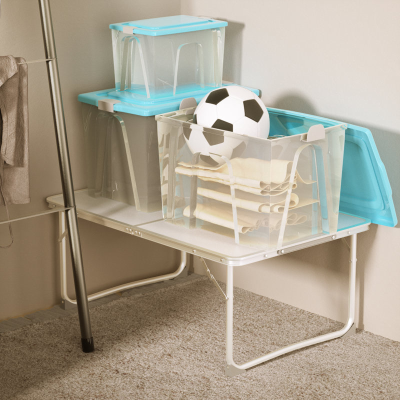 60cm Rectangular Adjustable Folding Table, null