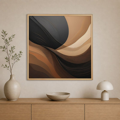 Peinture décorative sur toile encadrée