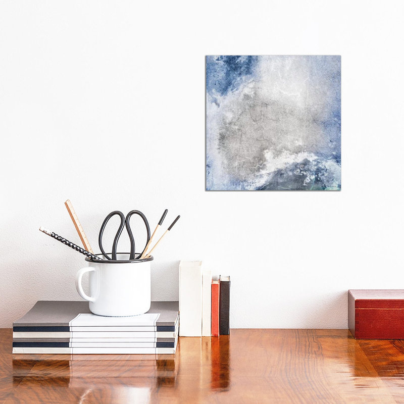 Rugged Coastal Abstract III by Bluebird Barn - Wrapped Canvas Painting, 30.48 cm H x 30.48 cm W