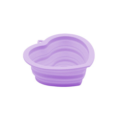 Bol d'eau de voyage pliable en silicone