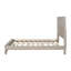 Base de lit en bois, cadre de lit plateforme grand avec tête de lit, haute tête de lit en bois naturel, pas de sommier tapissier, beige-1706263185-1706263190