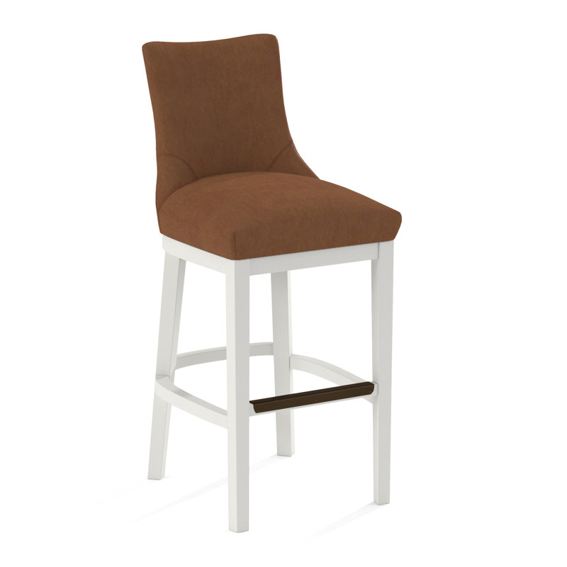 Upholstered Stool, Applause Bravo, White