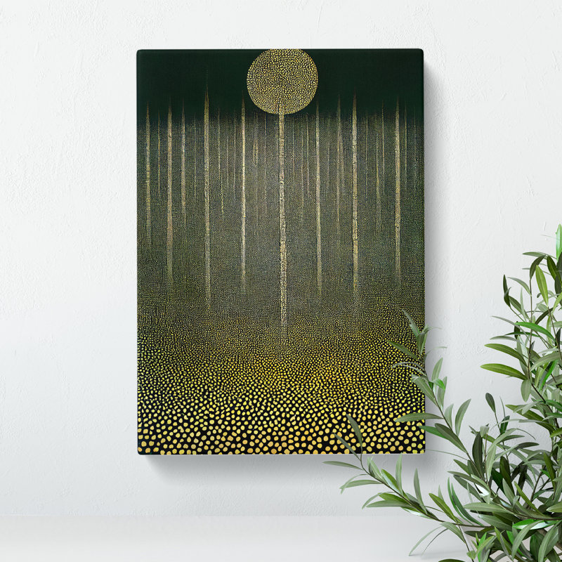 Spectacular Forest Abstract - Wrapped Canvas, 76cm H x 50cm W x 3cm D