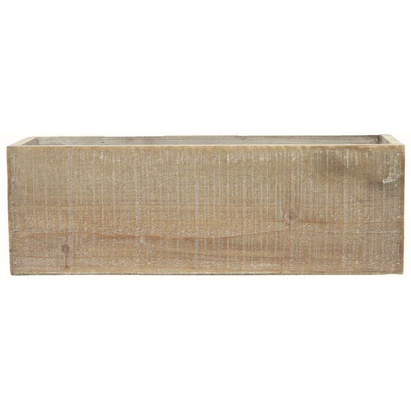 Boîte à fleurs Abrahamsen, Marron, H 3,75 po x l 11,5 po x P 3,75 po