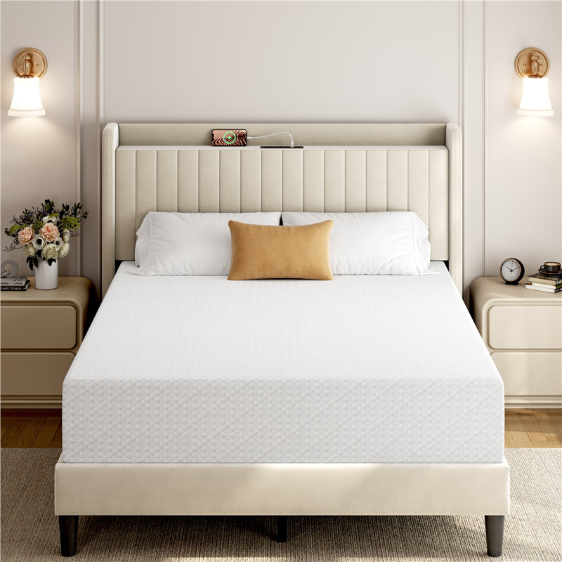12 Inch Multiple-sized Memory Foam Mattress with 3 Layers, Queen