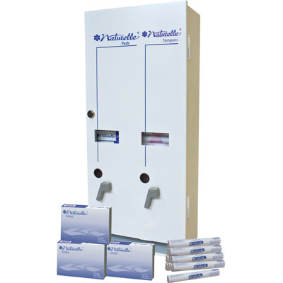 RMC Dual Sanitary Napkin/Tampon Vendor Dispenser