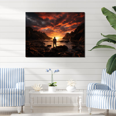 " Rocky Beach Rocky Silhouette II "