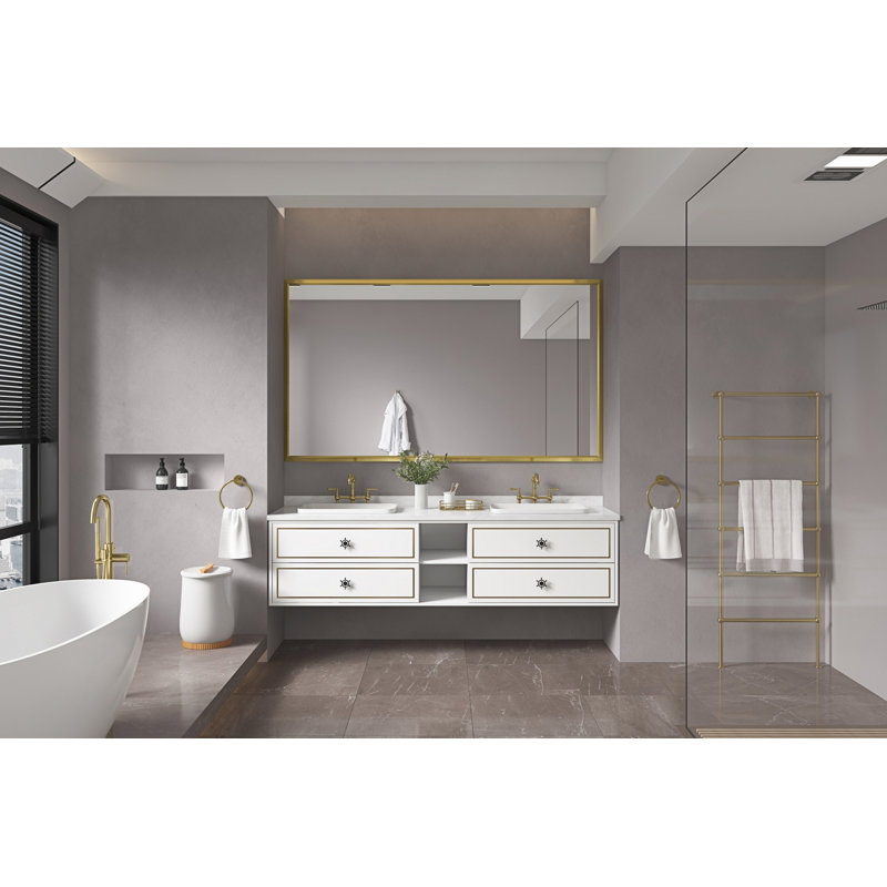 Miroir rectangulaire pour salle de bain