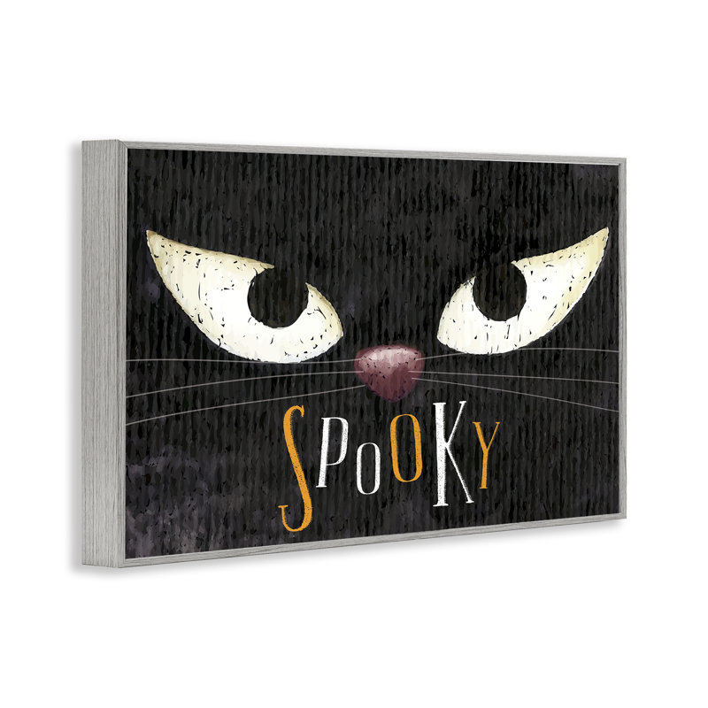 «Spooky Cat Eyes», estampe numérique par Nicole DeCamp, Estampe numérique Farmhouse, H 12 po x l 18 po