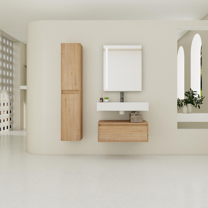 Meuble-lavabo 30 po avec lavabo en résine