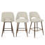 Tabouret de comptoir rembourré H 26 po Berneta-1186250879-1112665472