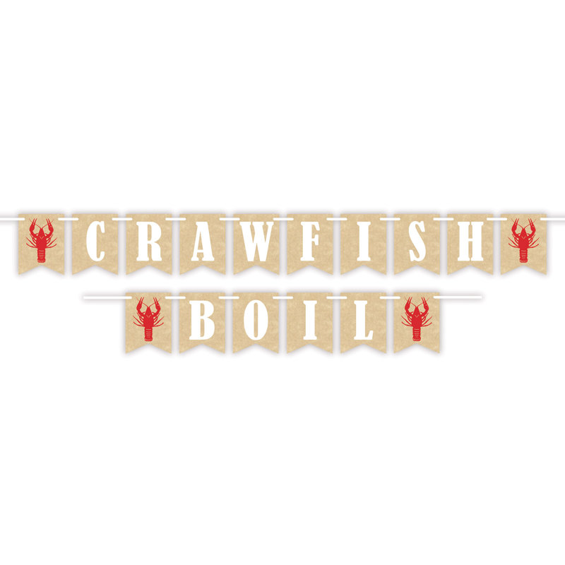 Ensemble de 12 banderoles Crawfish Boil