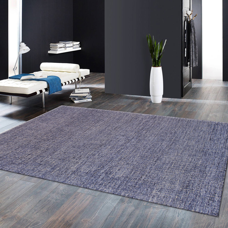 Modern Blue/Ivory Area Rug