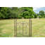 Cornelia 152cm W x 23cm D Arbour Gate with Gate in Rust Brown