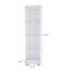 Vitrine en verre blanc avec 4 tablettes - pour une vitrine d'exposition