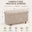 Banc de repose-pieds avec rangement 30 "Boucle-62802677