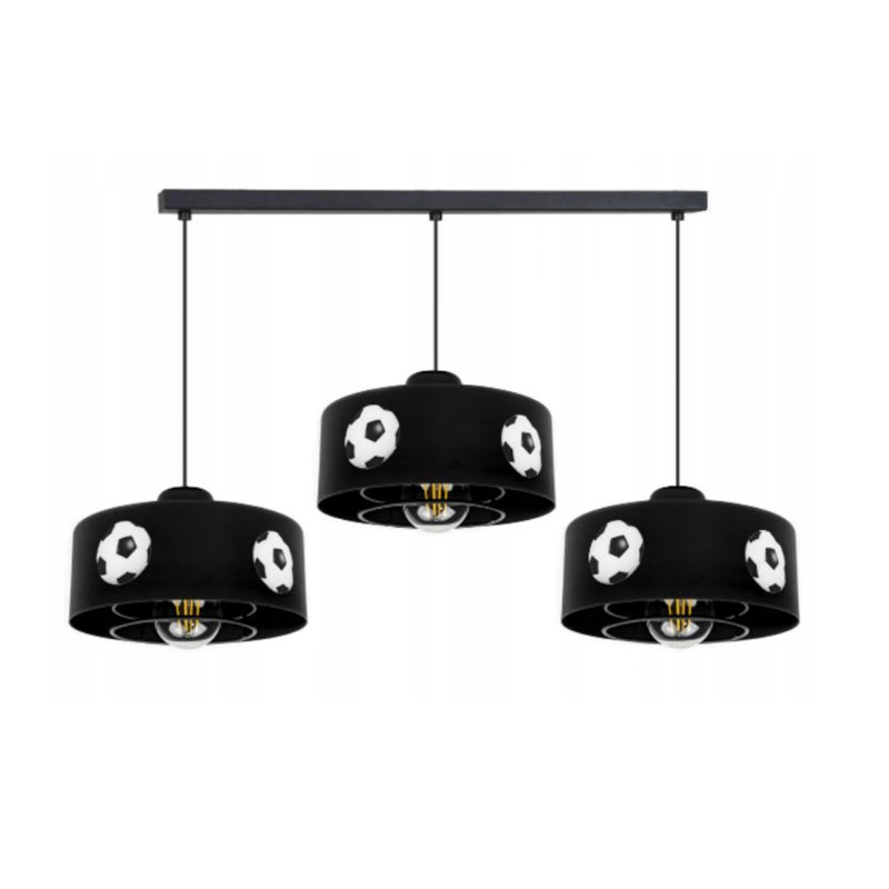 Hertis 3 - Light Pendant, Black