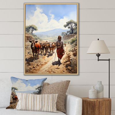 «Tribute African Tribus», reproduction d'art sur toile