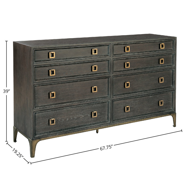 Hittle  6-Drawer Dresser, Edgewater Finish